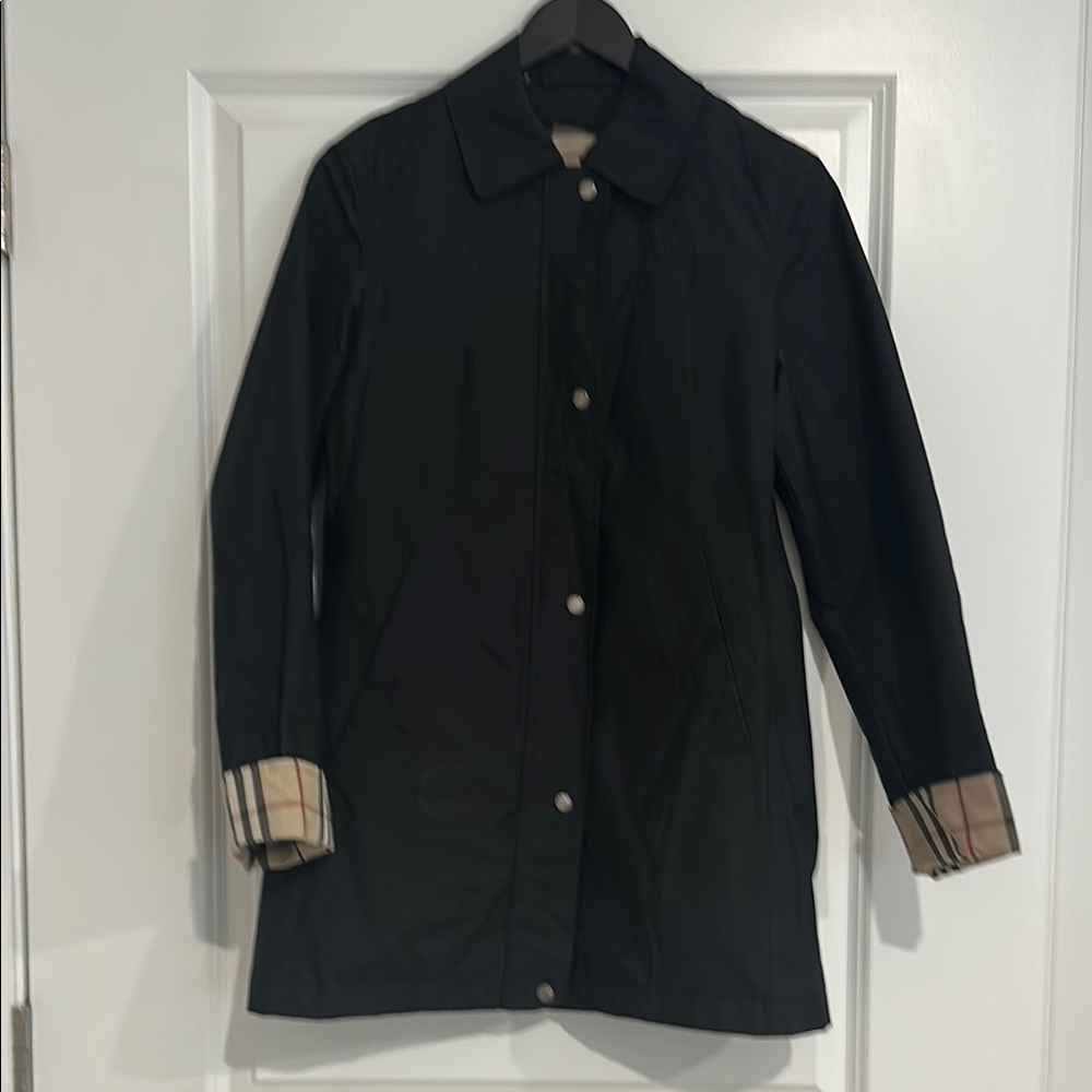 Classic Burberry Black Women's Trench Coat